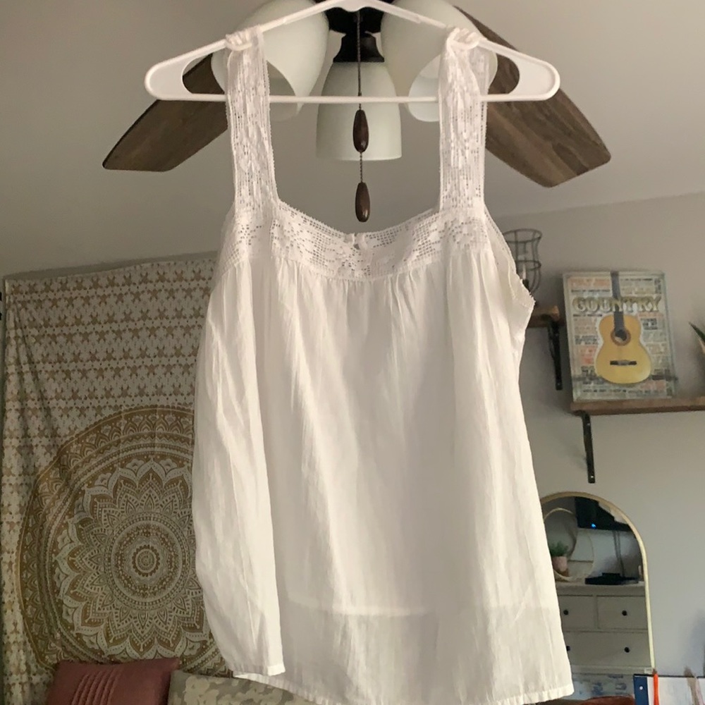 White tank top